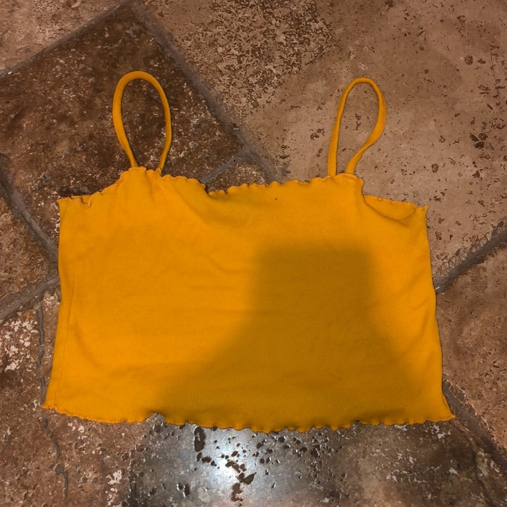 Super cute orange crop top